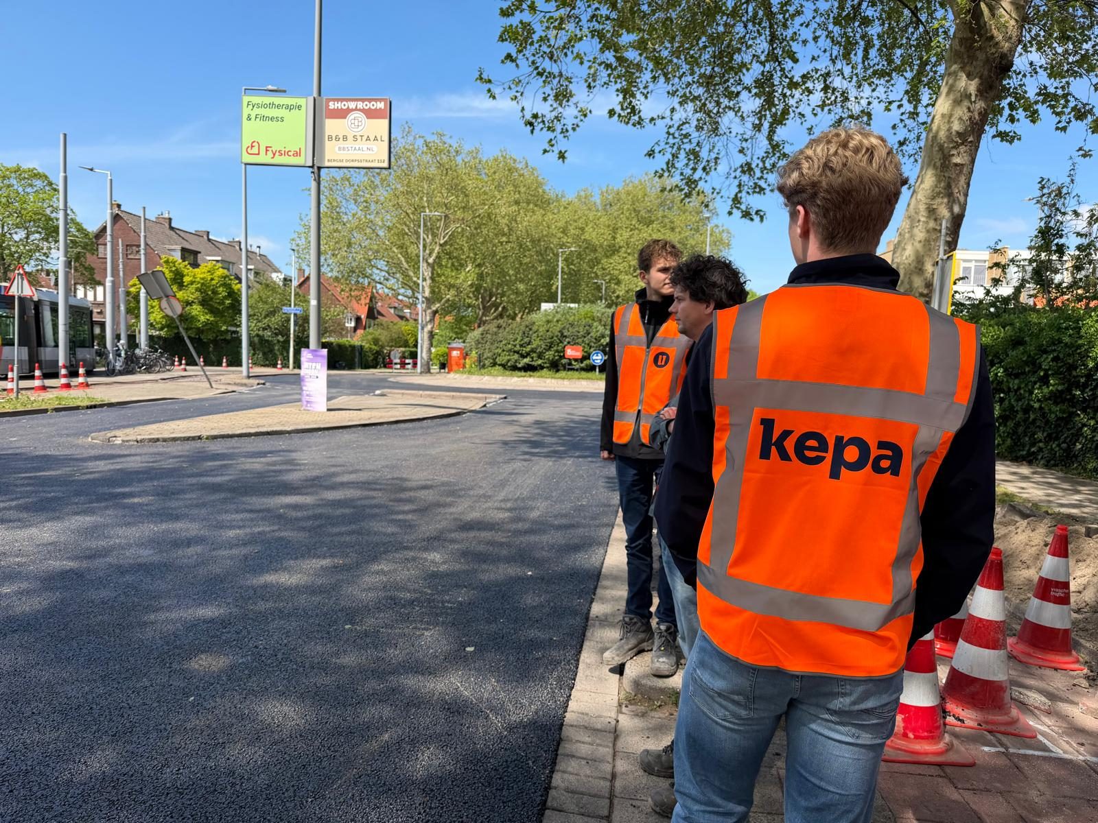 Civiel werk op de bouwplaats